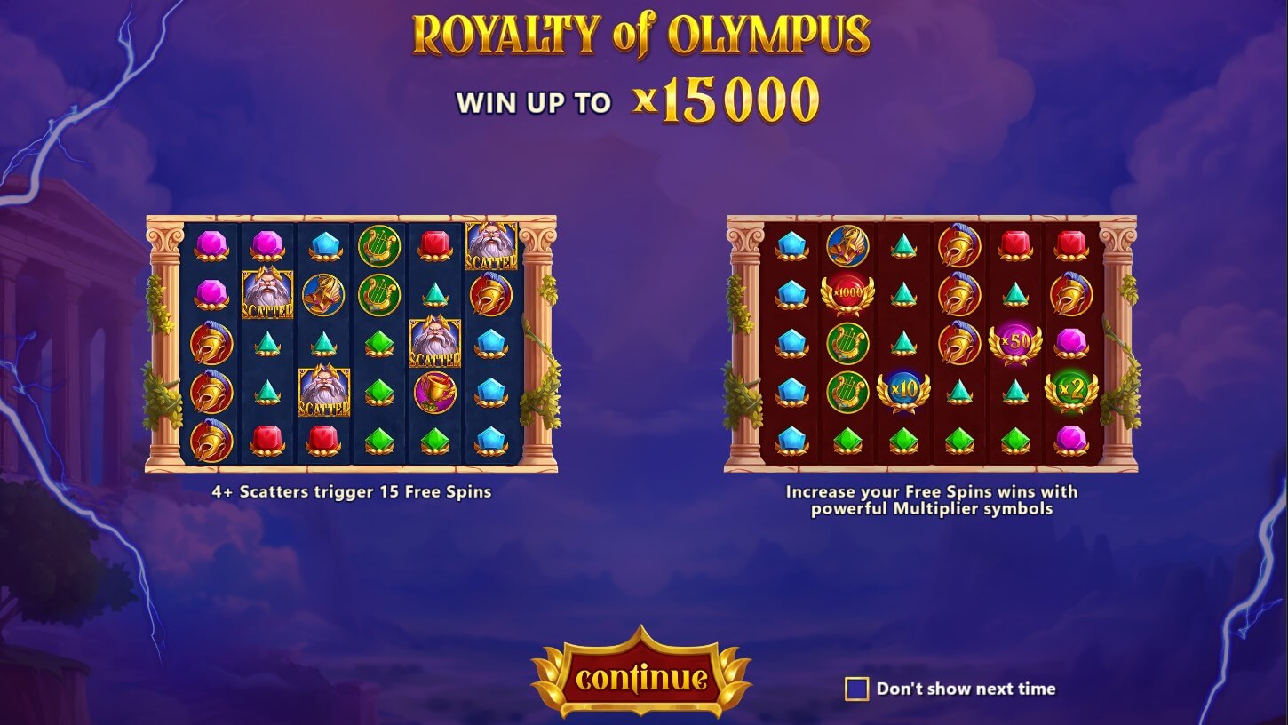 Royalty of Olympus game
